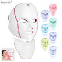 Mascarilla Facial LED 7 Colores - Cara Y Cuello (Inalámbrica)