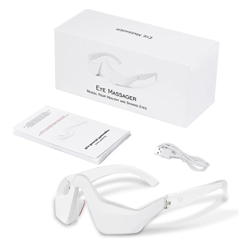Eye Massager 3D Red Light EMS Eyes Relax Massager Fatigue Relief Lighten Dark Circles Smooth Eye Fine Line Beauty Eye Care Device