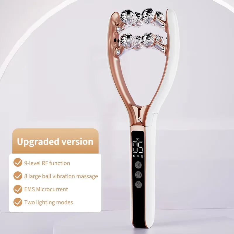 Rodillo Facial RF + EMS + LED (Lifting V-Face)