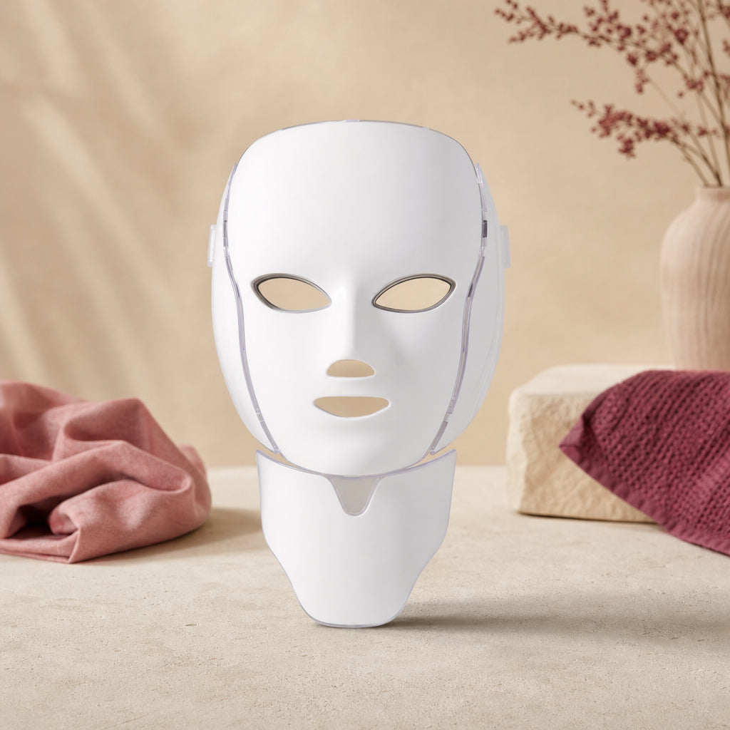 Adreluma LED Face & Neck Mask, front view